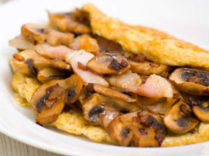 Mushroom Omelette Recipe 