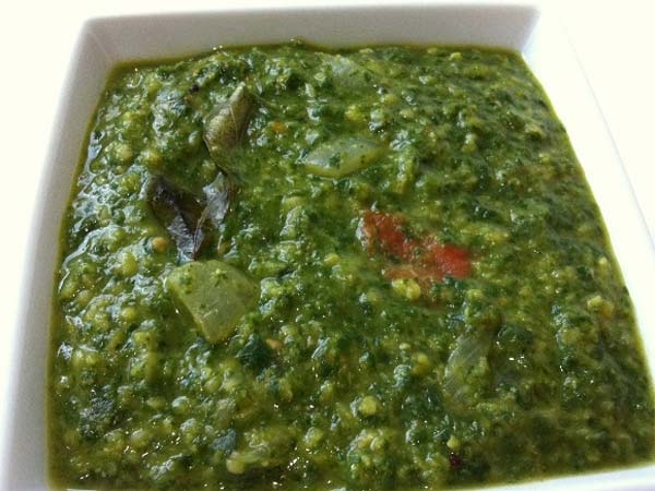 delicious green bhaji 