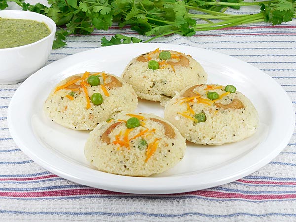 delicious green peas idli 
