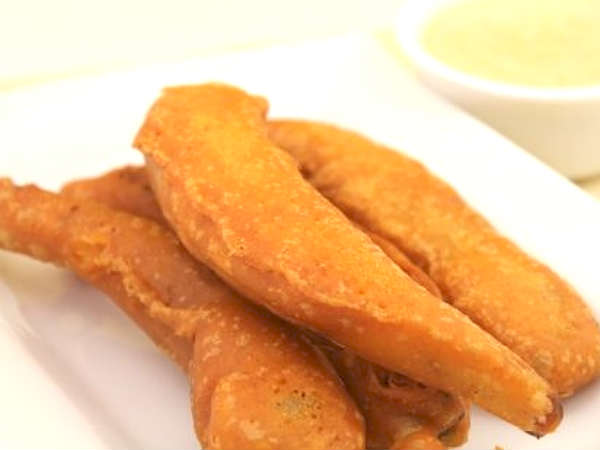 crispy baby corn bajji 