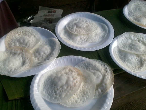 kerala style appams breakfast 