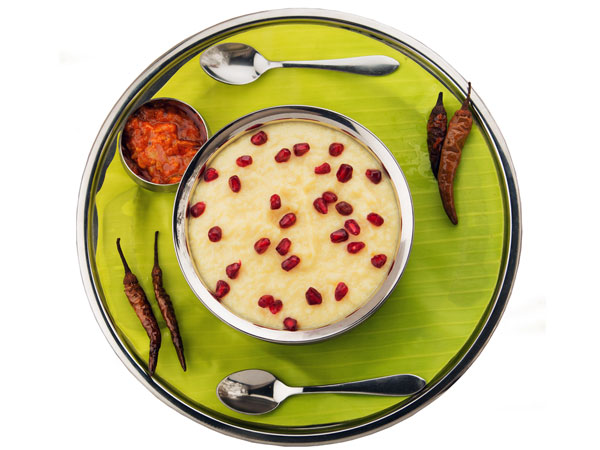pomegranate curd rice recipe 