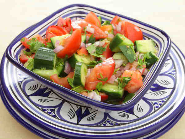 cucumber tomato salad 