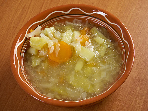 Cabbage Pepper Soup