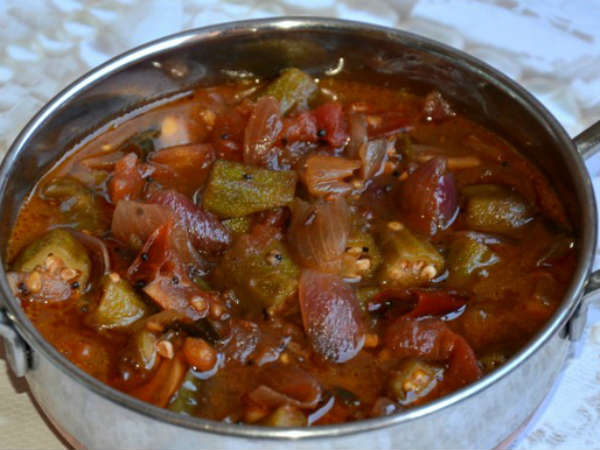 Chettinad Style Vendakkai Mandi