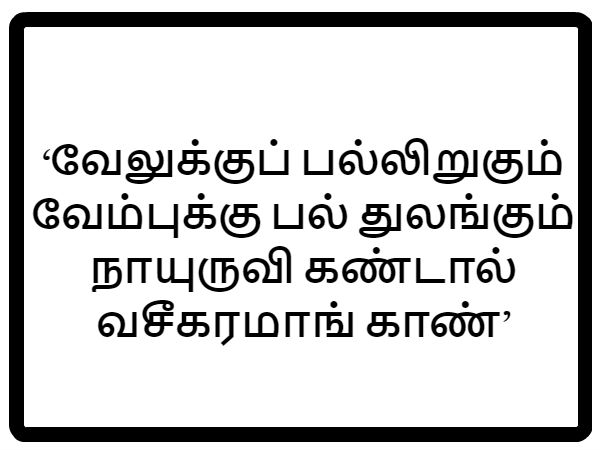 சிந்தாமணி பாடல்!