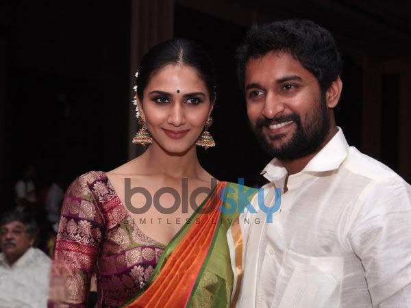 ஆஹா கல்யாணம் இசை வெளியீட்டில் நானி மற்றும் வாணி கபூர்