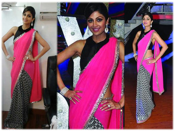 மனீஷ் மல்ஹொத்ரா உடையில் ஷில்பா ஷெட்டி