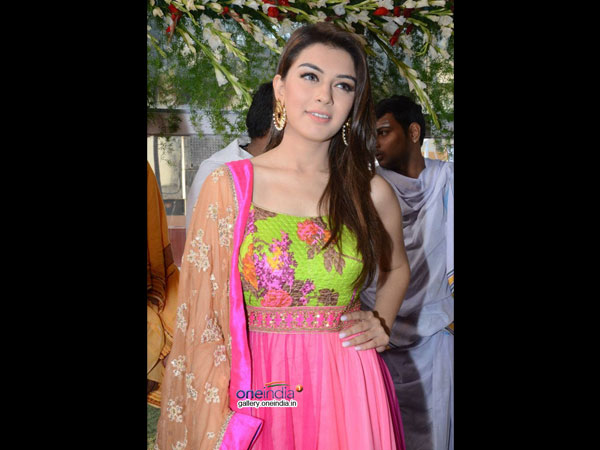 க்யூட்டான போஸ் கொடுத்த ஹன்சிகா