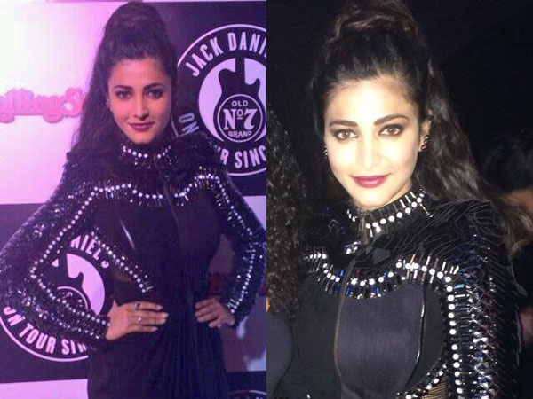 ஸ்ருதிஹாசனின் மேக் அப்