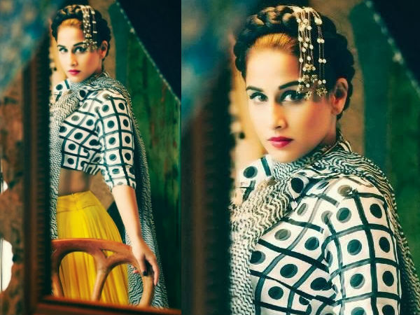 நடிகை வித்யா பாலனின் வித்தியாசமான லுக்ஸ்!!! 