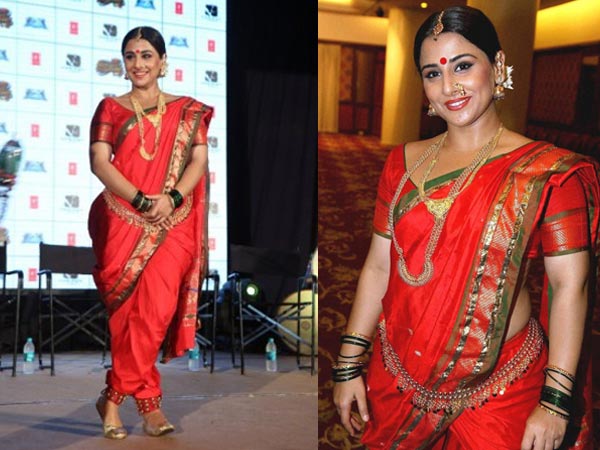 நடிகை வித்யா பாலனின் வித்தியாசமான லுக்ஸ்!!! 