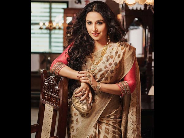 நடிகை வித்யா பாலனின் வித்தியாசமான லுக்ஸ்!!! 