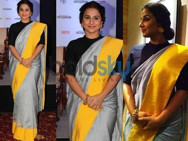 நடிகை வித்யா பாலனின் வித்தியாசமான லுக்ஸ்!!! 