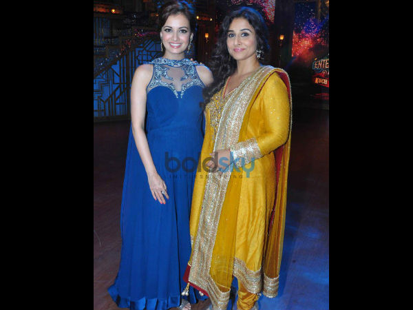 தியா மிர்சாவுடன் வித்யா பாலன்