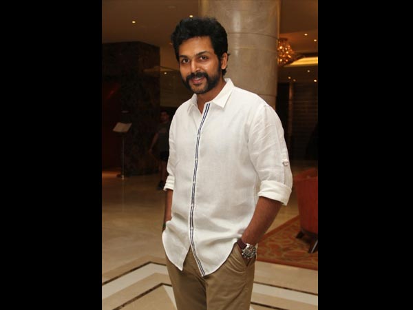 சிங்கம் சூர்யா ஸ்டைலில் கார்த்தி