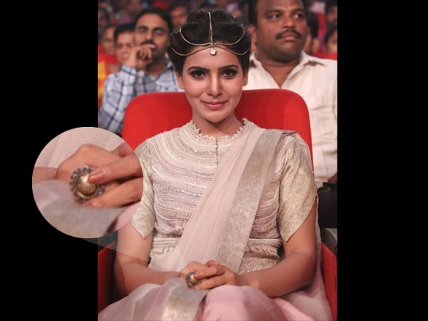 சமந்தாவின் மோதிரம்