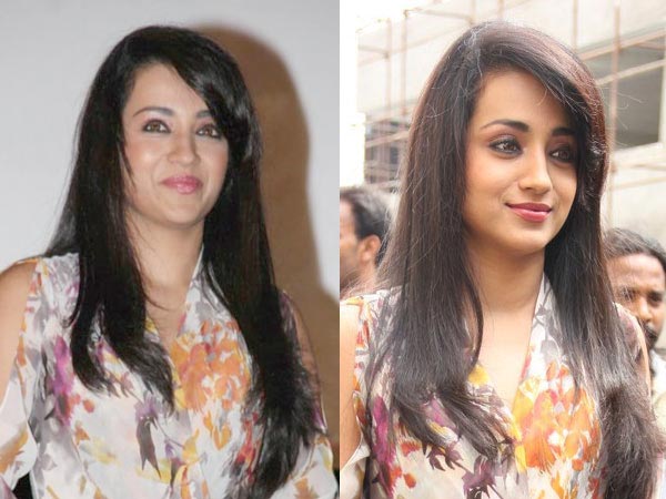 த்ரிஷாவின் ஹேர் ஸ்டைல்