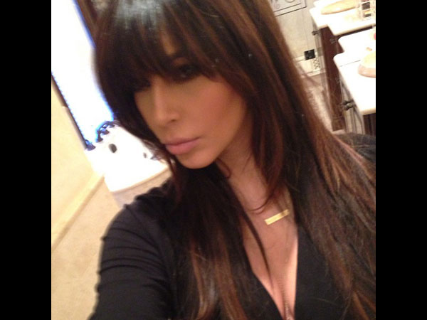 கிம்மின் புதிய ஹேர் ஸ்டைல்