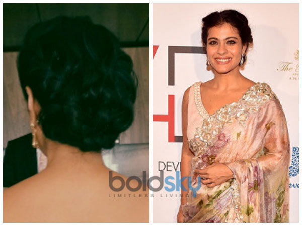 கஜோலின் ஹேர் ஸ்டைல் 