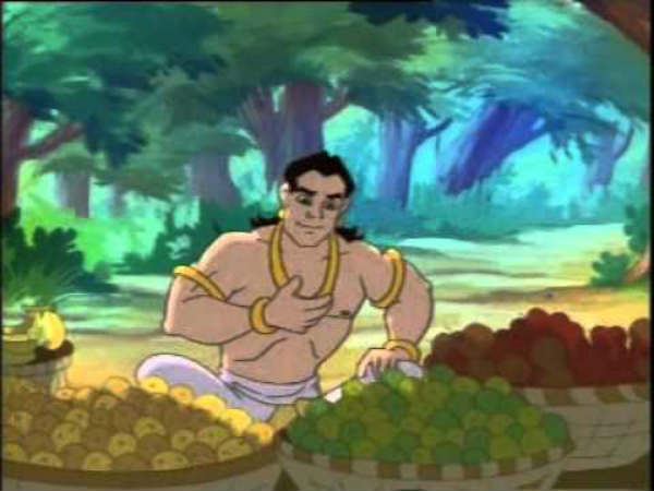உணவை காலி செய்த பீமன்