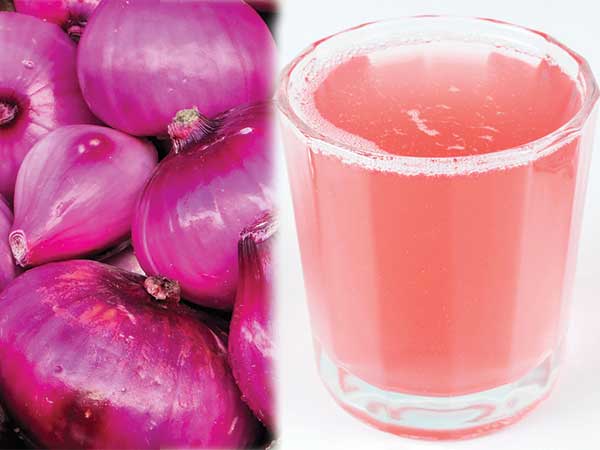 வெங்காய சாறு :