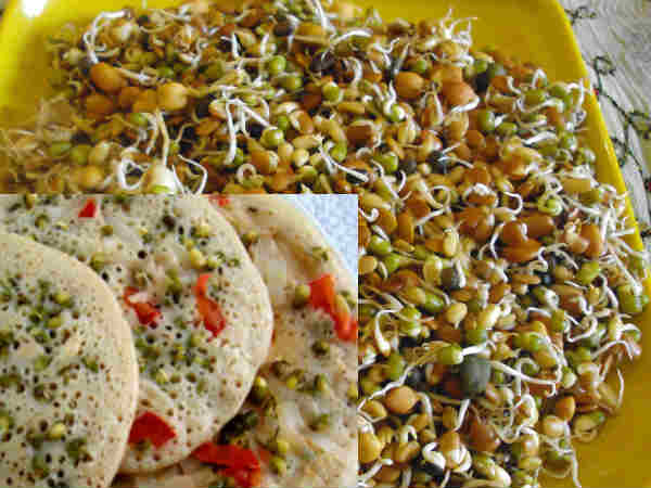 முளைகட்டிய பயிறு :
