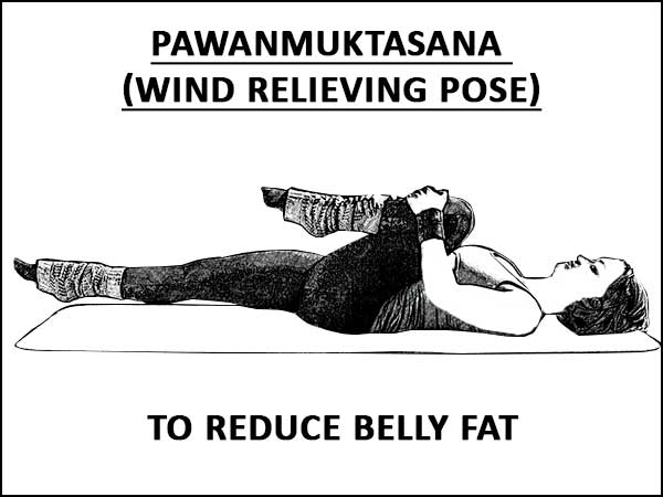 பாவனா முக்தாசனா (WIND RELIEVING POSE)