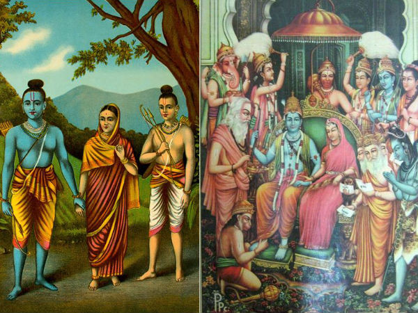 ராமர் இலங்கையை கைப்பற்ற தயராகுதல்