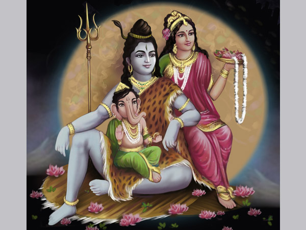 சிவபெருமானும் பார்வதி தேவியும்