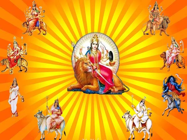 திதி மற்றும் தேவியின் ஒன்பது திருவுருங்கள்