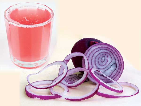 பேக்கிங் சோடா மற்றும் வெங்காயச் சாறு