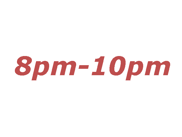 இரவு 08:00 - 10:00