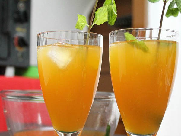 மாங்கோ சில் ஐஸ் டீ