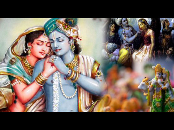 கிருஷ்ணர், ருக்மிணி மற்றும் சத்யபாமா
