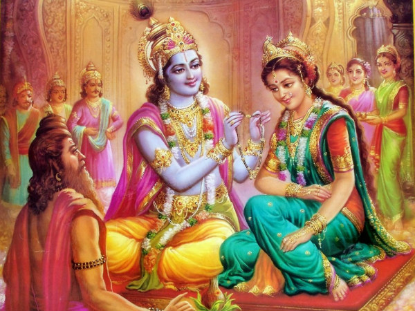 கிருஷ்ணருடன் ருக்மிணிக்கு திருமணம்