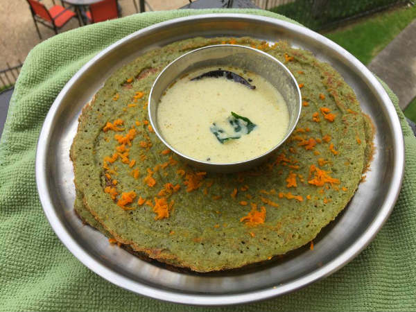 பச்சைப்பயறு தோசை