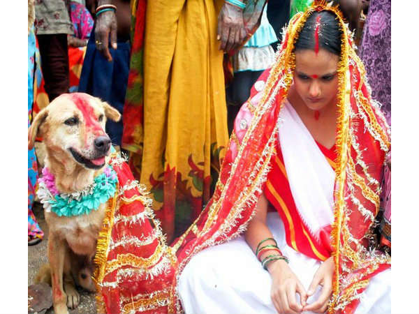 பேய்களை விரட்ட விலங்குகளுடன் திருமணம் செய்வது, இந்தியா