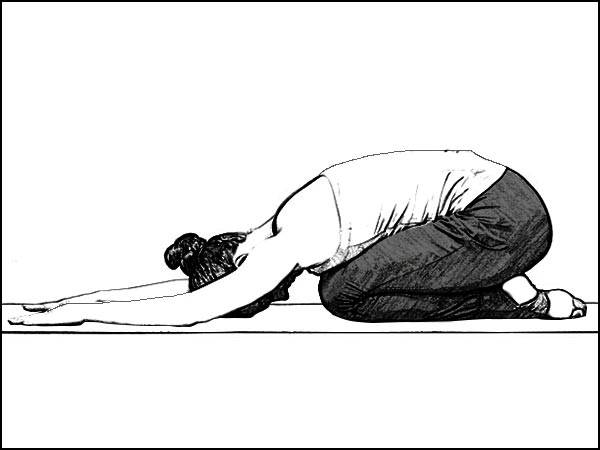 பாலாசனம் (Child’s Pose)