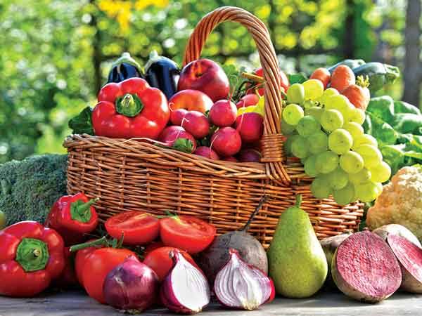 புதிய பழங்கள் மற்றும் காய்கறிகள்
