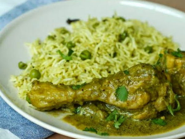 கோவா க்ரீன் சிக்கன் குழம்பு