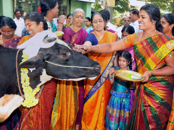 மஞ்சள் நீர் தெளித்து வணங்குவது