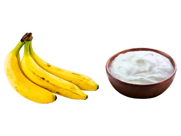 வாழைப்பழ தயிர் பேக்