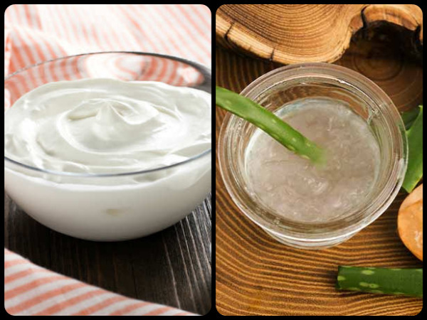 தயிர் மற்றும் கற்றாழை