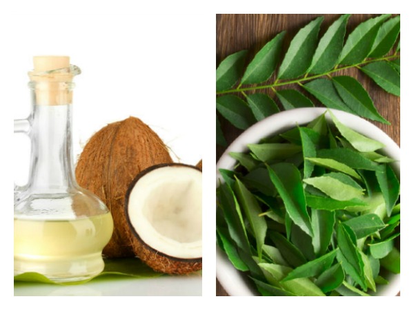 தேங்காய் மற்றும் கறிவேப்பிலை