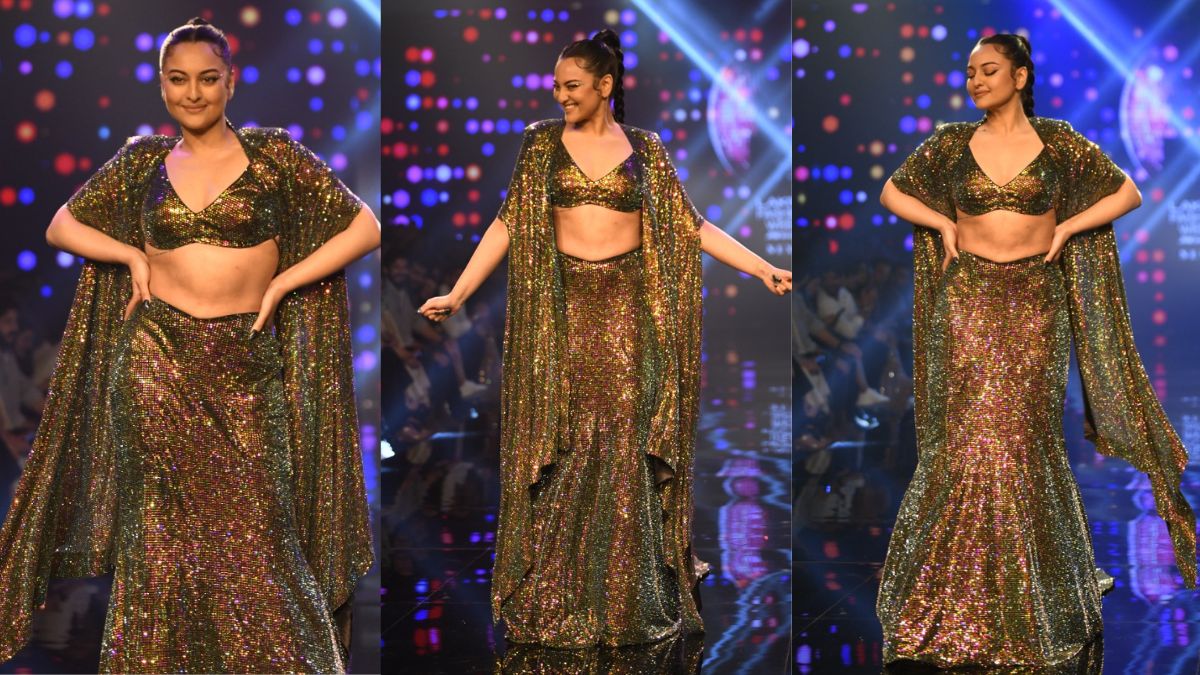 Lakme Fashion Week 2023 Stunning Looks Of Actress Sonakshi Sinha