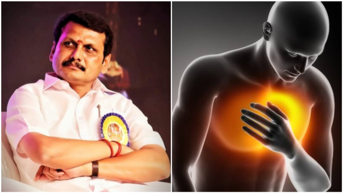 அமைச்சர் செந்தில் பாலாஜி கைதானதும் நெஞ்சு வலியால் மருத்துவமனையில்